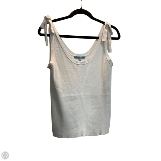Top Sleeveless By Antonio Melani In White, Size: M