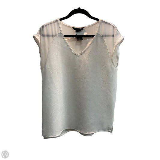 Top Short Sleeve By Mario Serrani In White, Size: M