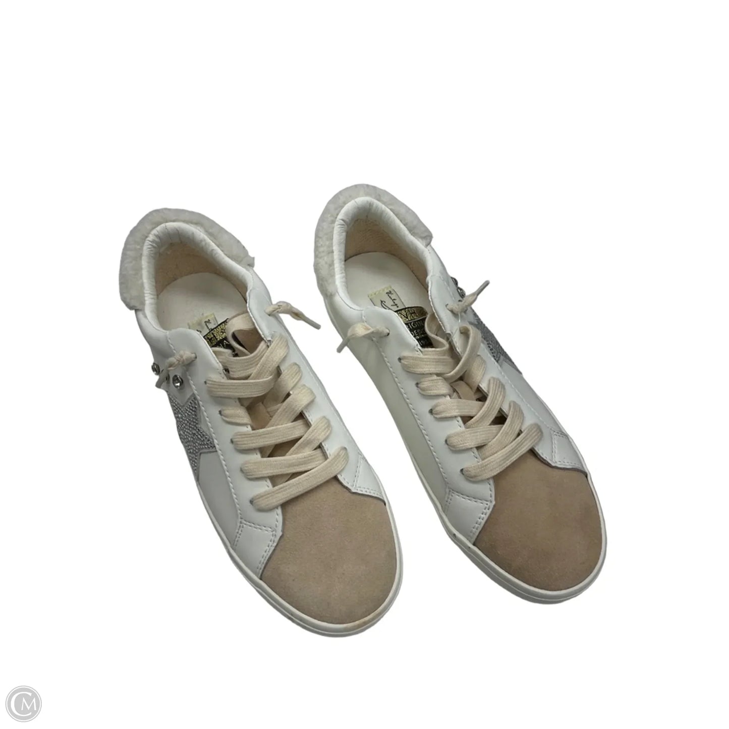 Shoes Sneakers By Vintage Havana In Tan & White, Size: 10