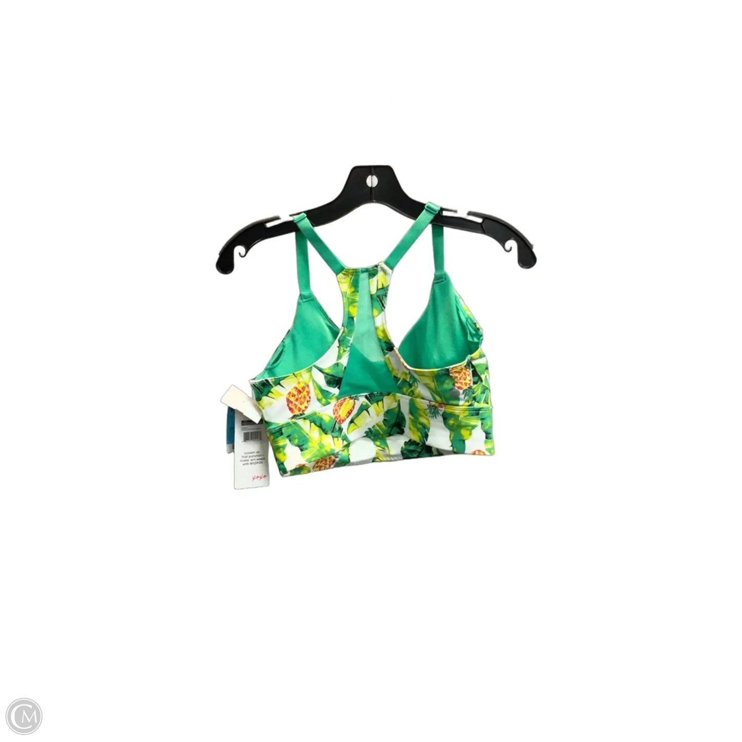 Athletic Bra By Wildfox In Floral Print, Size: M