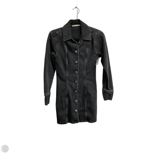 Dress Casual Short By Abercrombie And Fitch In Black Denim, Size: Xsp