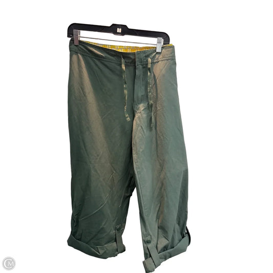 Athletic Capris By Danskin In Green, Size: Xxl