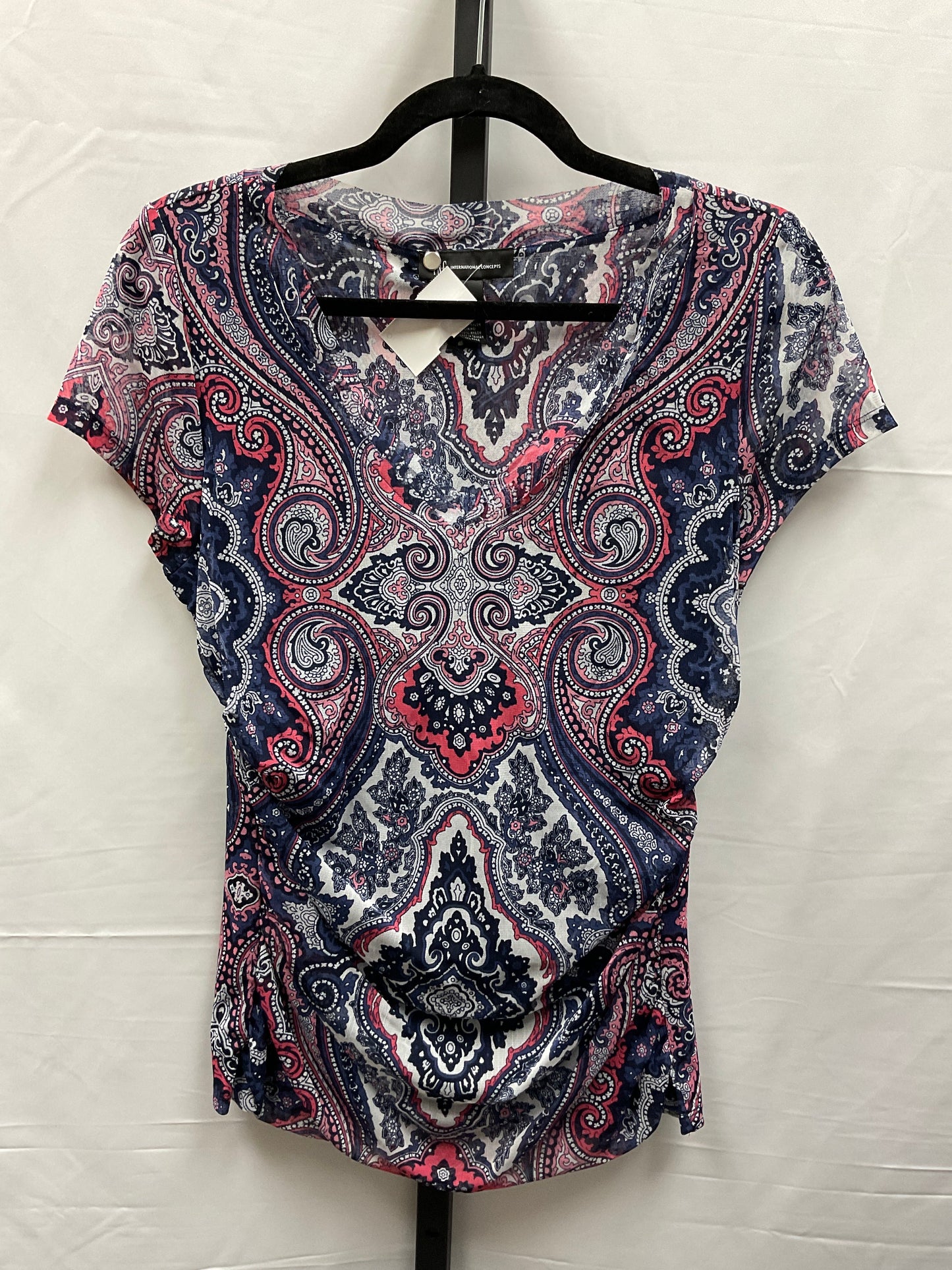 Blue & Pink Top Short Sleeve Inc, Size Xl