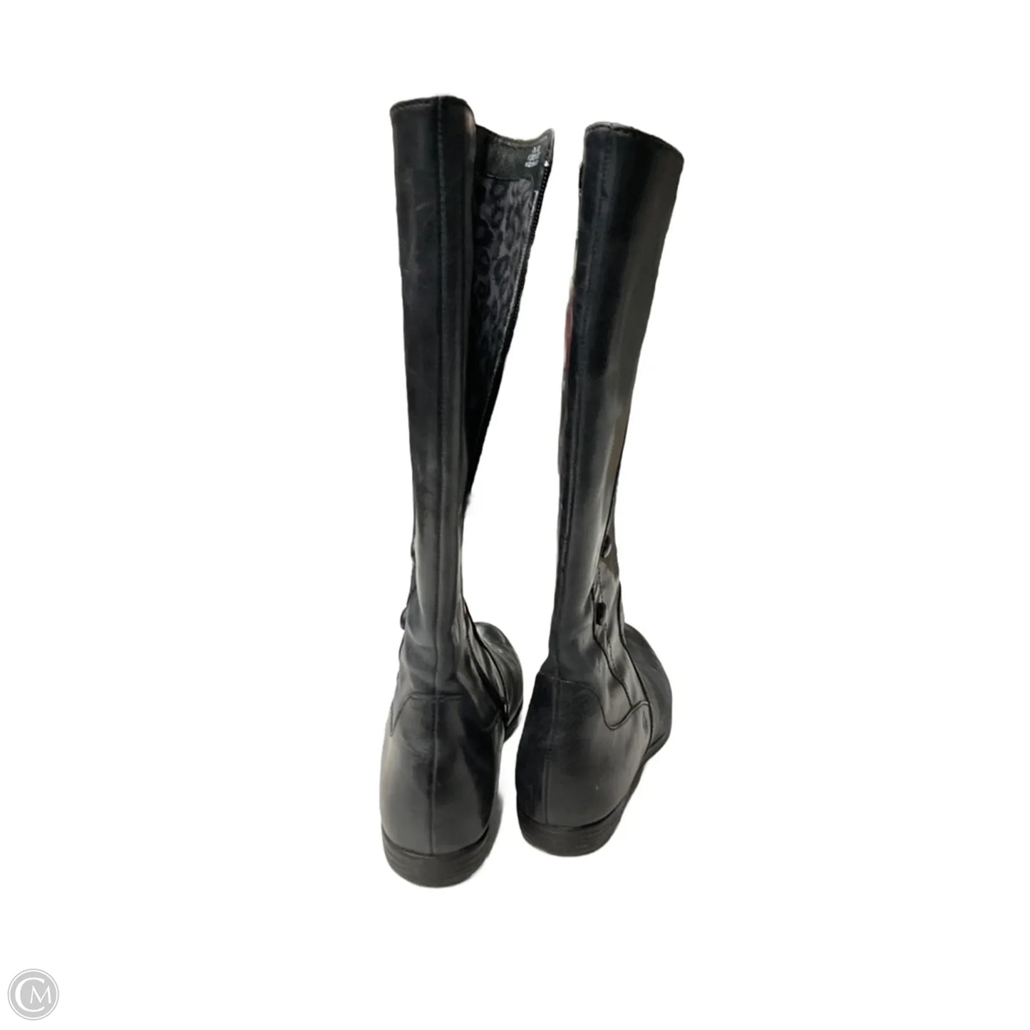 Boots Knee Flats By Born In Black, Size: 7.5