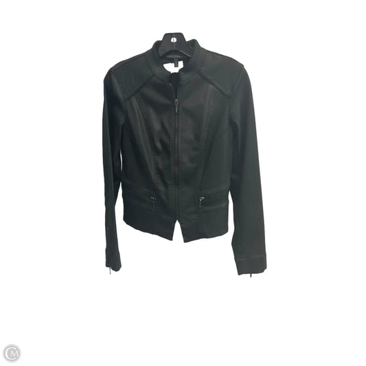 Jacket Moto By White House Black Market In Black, Size: S