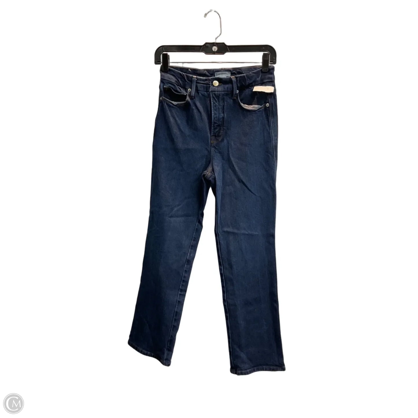 Jeans Straight By Good American In Blue Denim, Size: 2