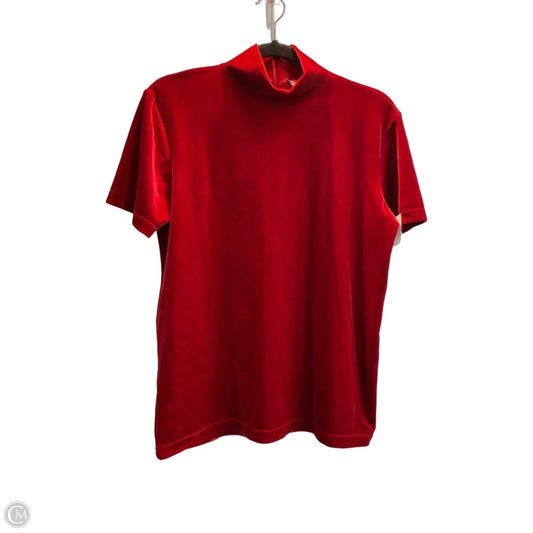 Top Short Sleeve By Gap In Red, Size: L