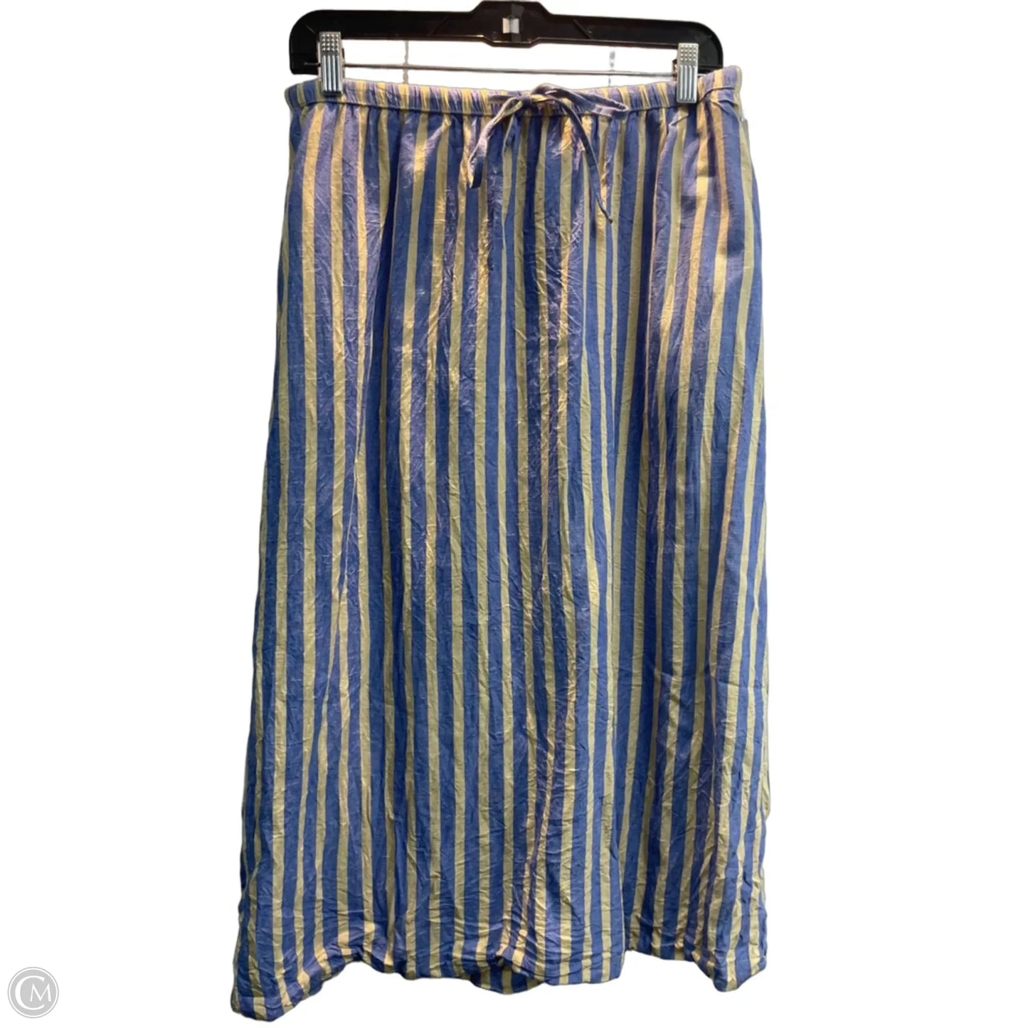 Skirt Midi By Universal Standard In Striped Pattern, Size: M
