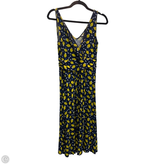 Dress Casual Short By Boden In Blue & Yellow, Size: S