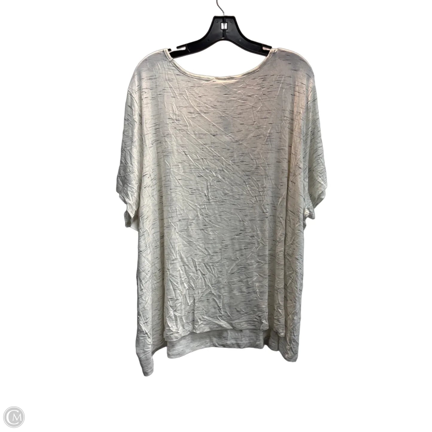 Top Short Sleeve Basic By Old Navy In White, Size: 3x