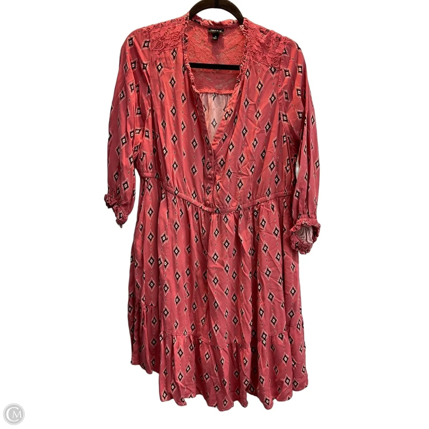 Dress Casual Midi By Torrid In Mauve, Size: L