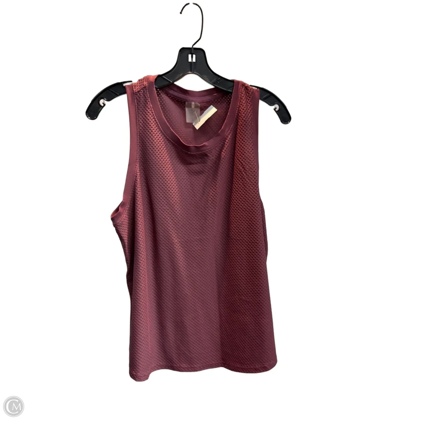 Athletic Tank Top By Calia In Maroon, Size: L