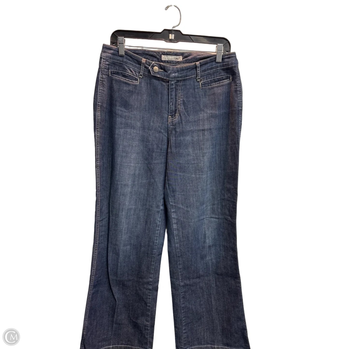 Jeans Wide Leg By Chicos In Blue Denim, Size: M