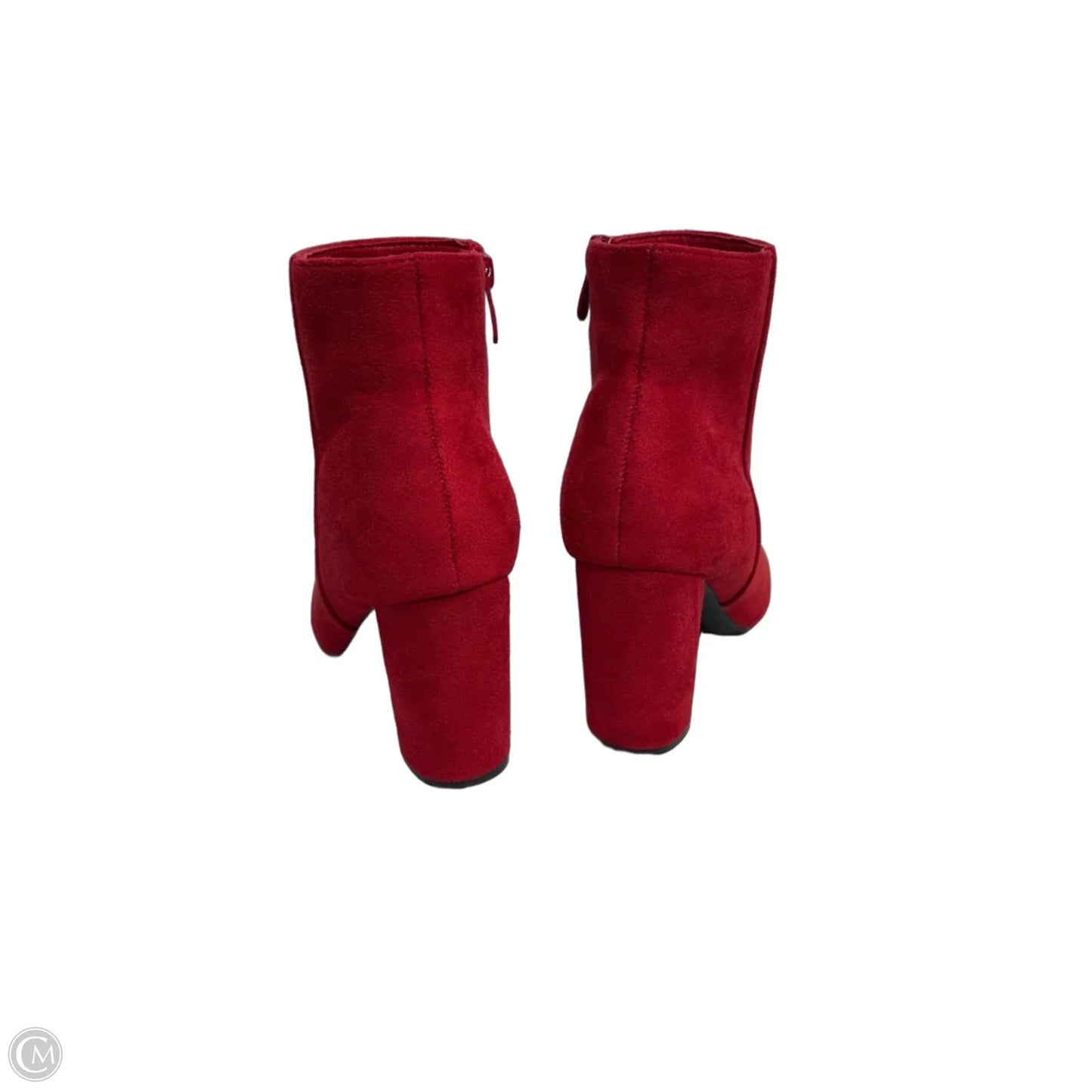 Boots Ankle Heels By Dream Pairs In Red, Size: 7