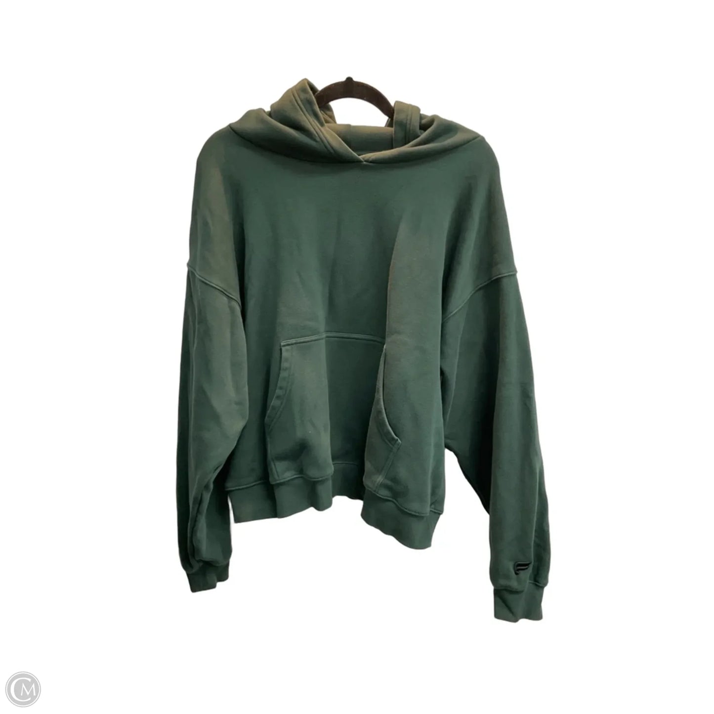 Athletic Sweatshirt Hoodie By Fabletics In Green, Size: Xl