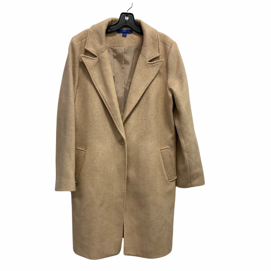 Coat Wool By Apt 9 In Tan, Size: L