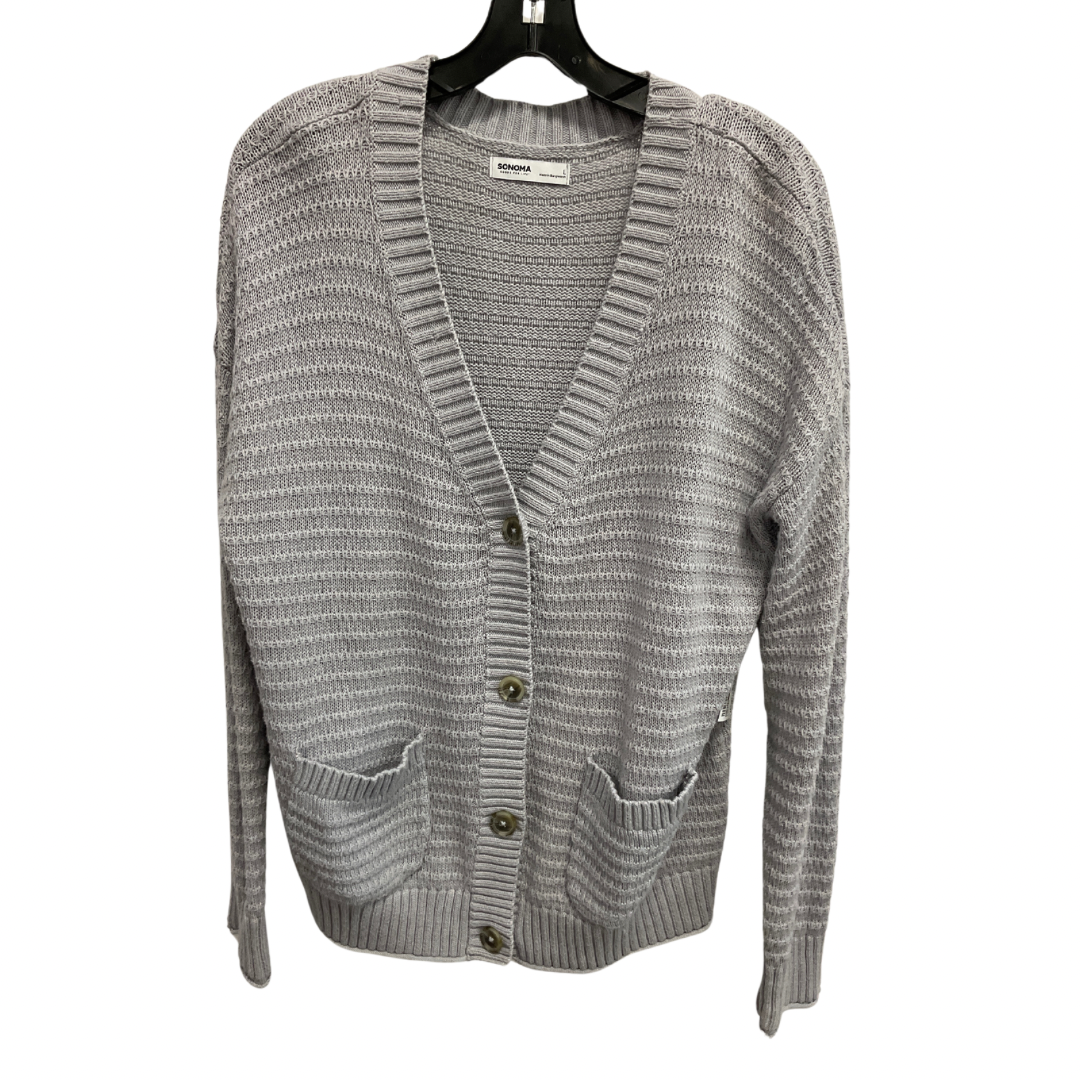 Sweater By Sonoma In Grey, Size: L