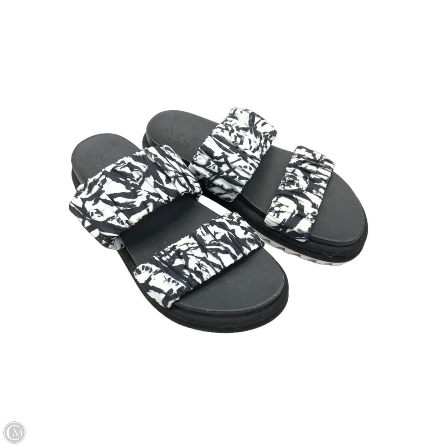 Sandals Flats By Sorel In Animal Print, Size: 6.5