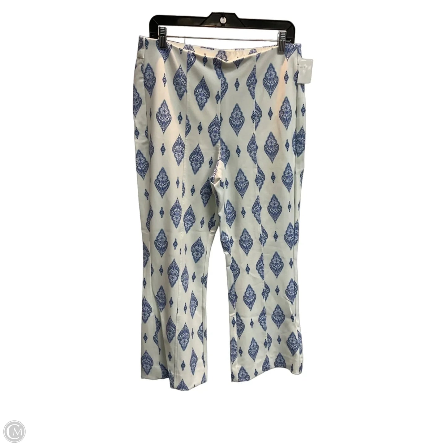 Pants Cropped By Chicos In Blue, Size: M