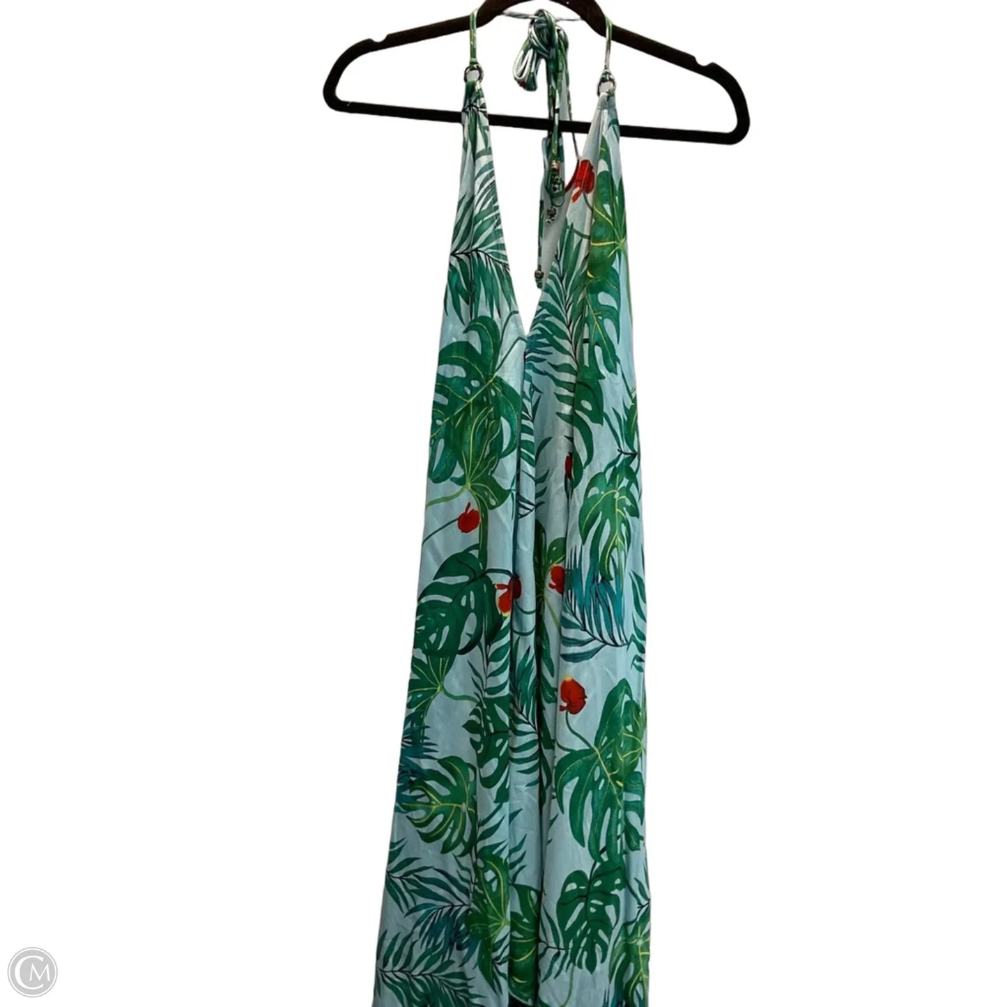 Swimwear Cover-up By Clothes Mentor In Multi-colored