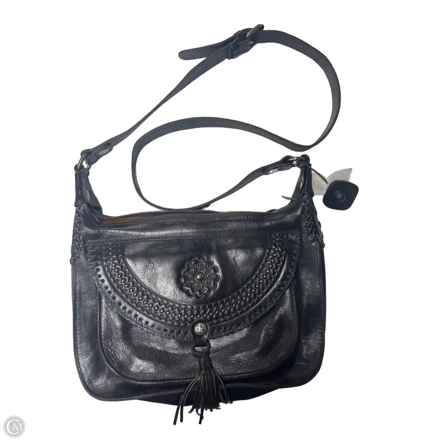 Handbag Leather By Patricia Nash, Size: Medium