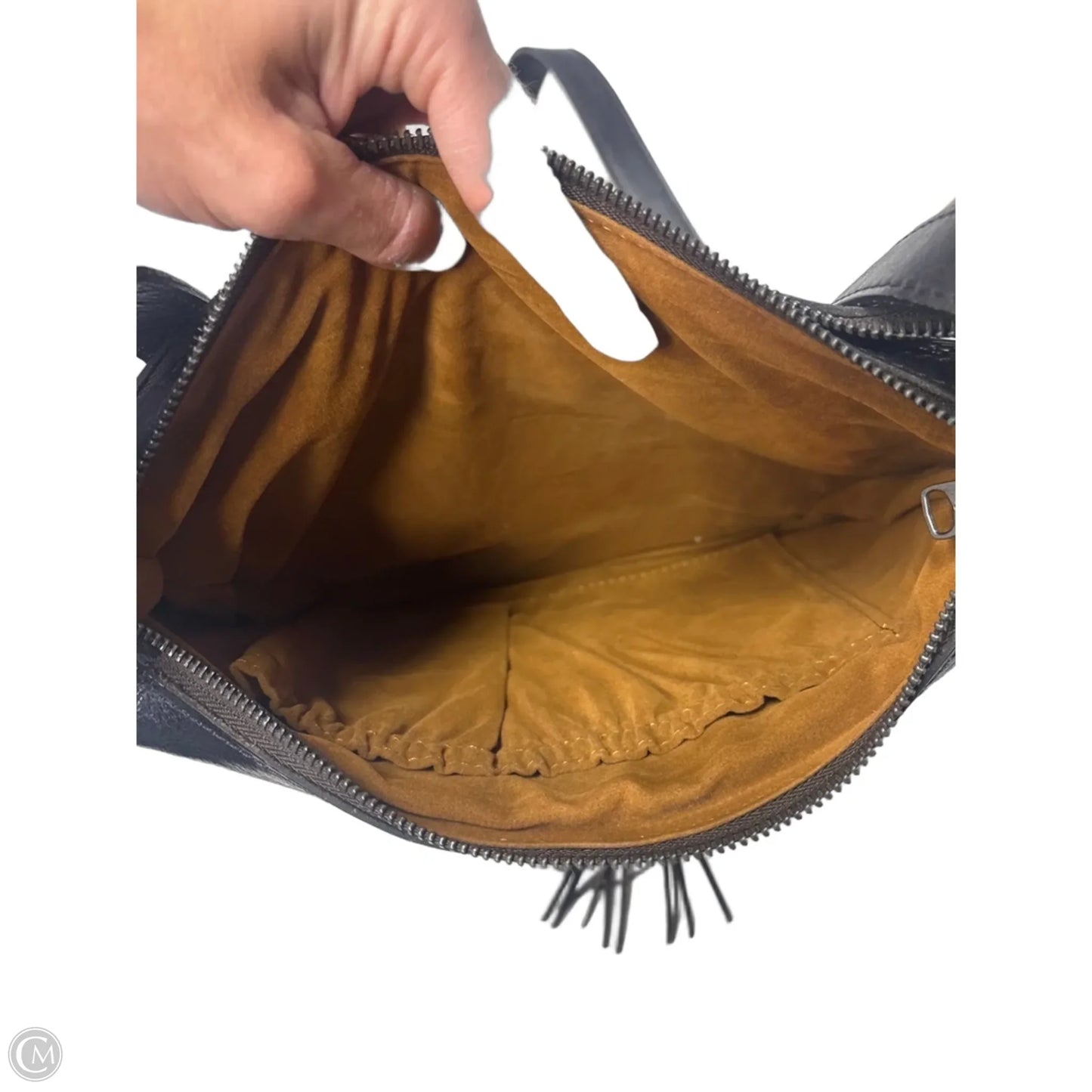 Handbag Leather By Patricia Nash, Size: Medium