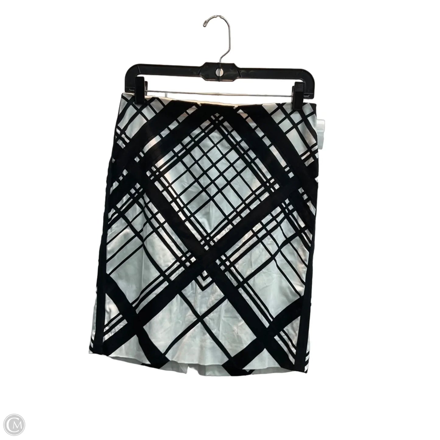 Skirt Midi By White House Black Market In Black & Cream, Size: 4