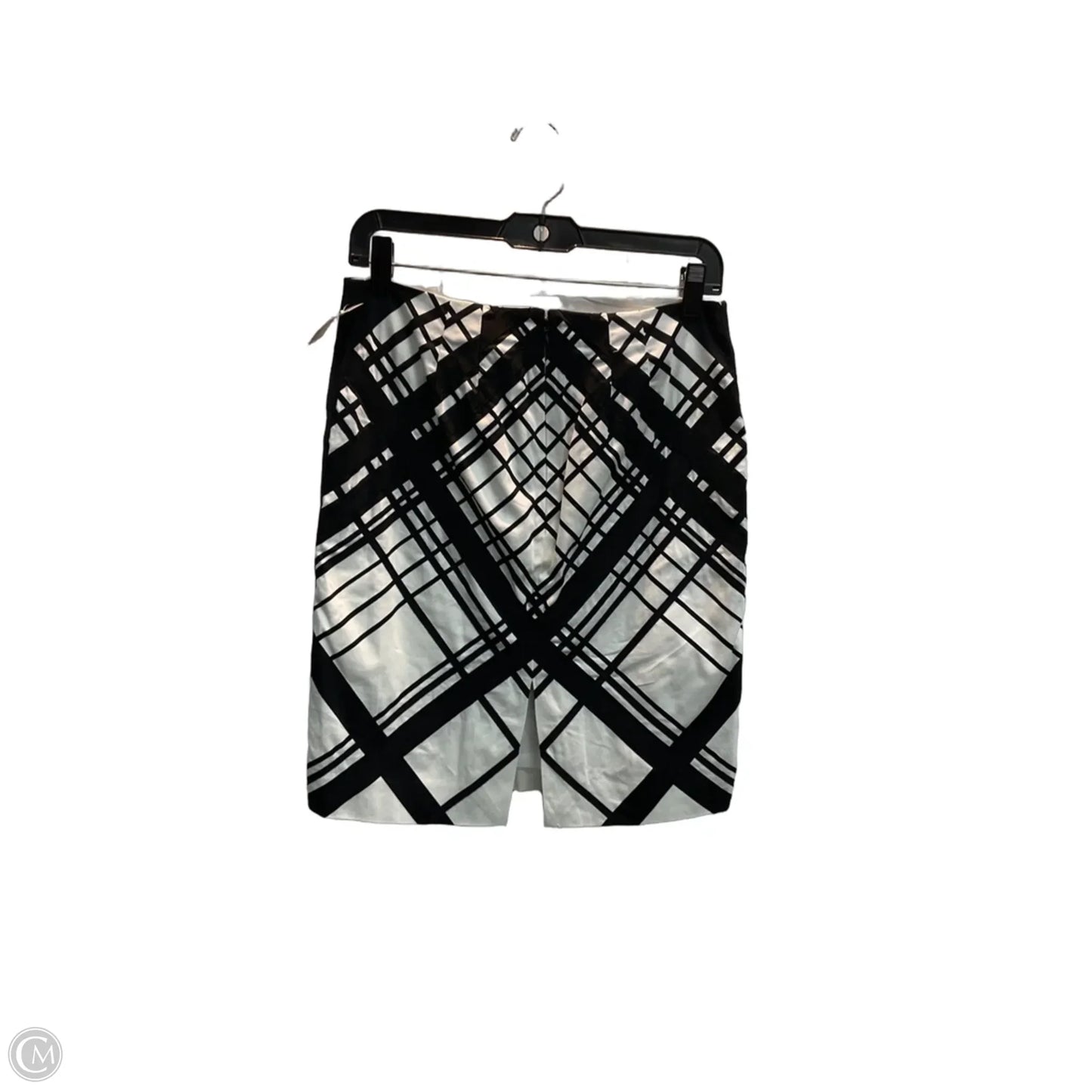 Skirt Midi By White House Black Market In Black & Cream, Size: 4