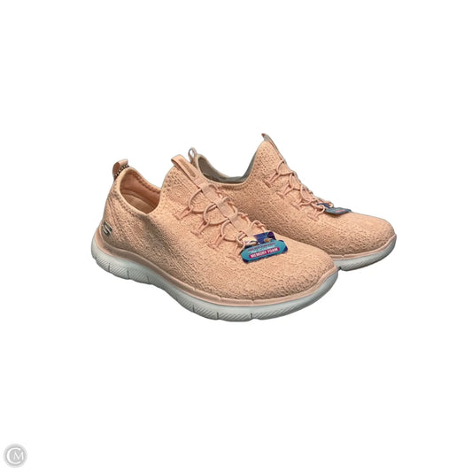 Shoes Athletic By Skechers In Peach, Size: 6.5