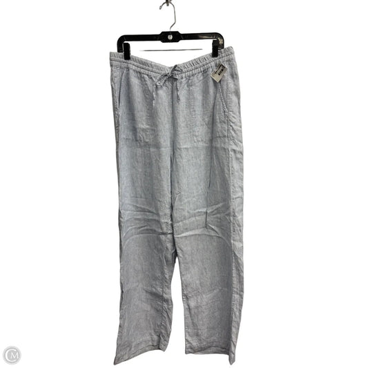Pants Linen By Chicos In Striped Pattern, Size: L