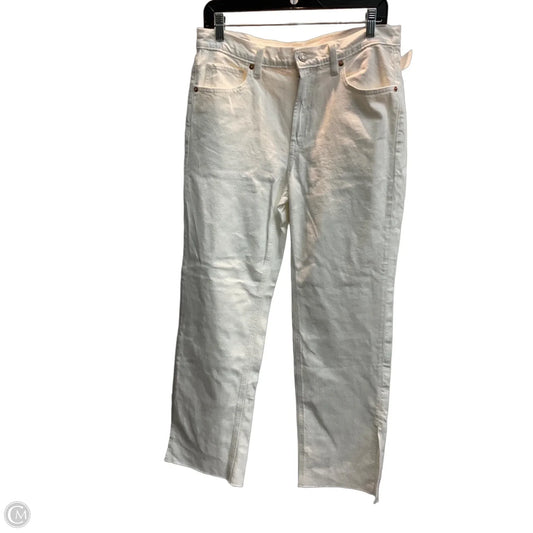 Jeans Boyfriend By Gap In White, Size: 8