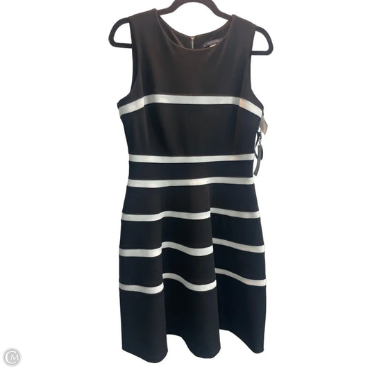 Dress Casual Midi By Tommy Hilfiger In Striped Pattern, Size: 8