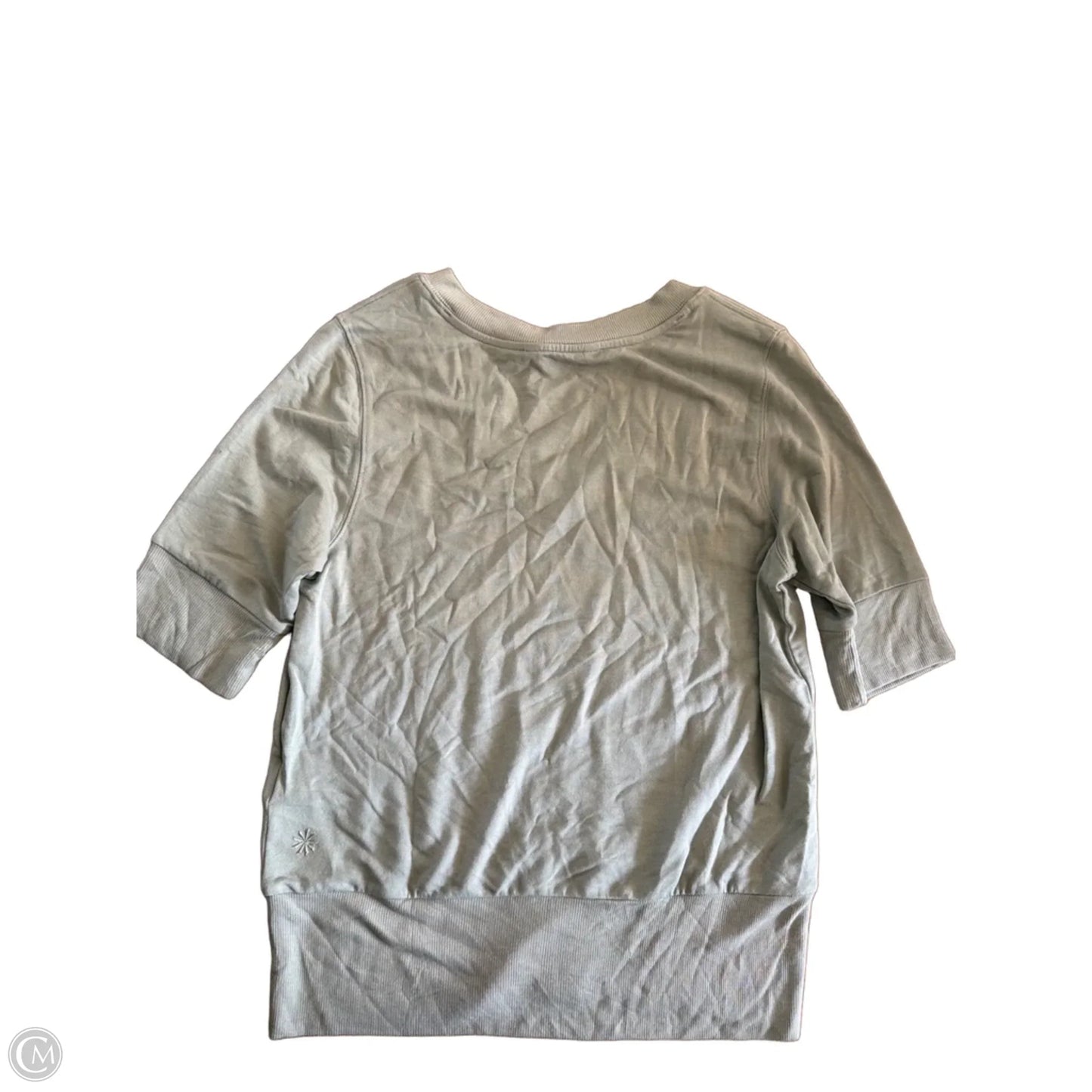 Top Short Sleeve By Athleta In Green, Size: S