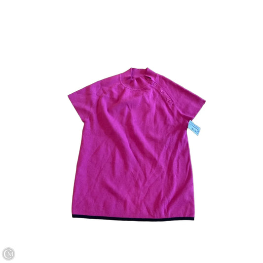 Top Short Sleeve By Maeve In Pink, Size: L