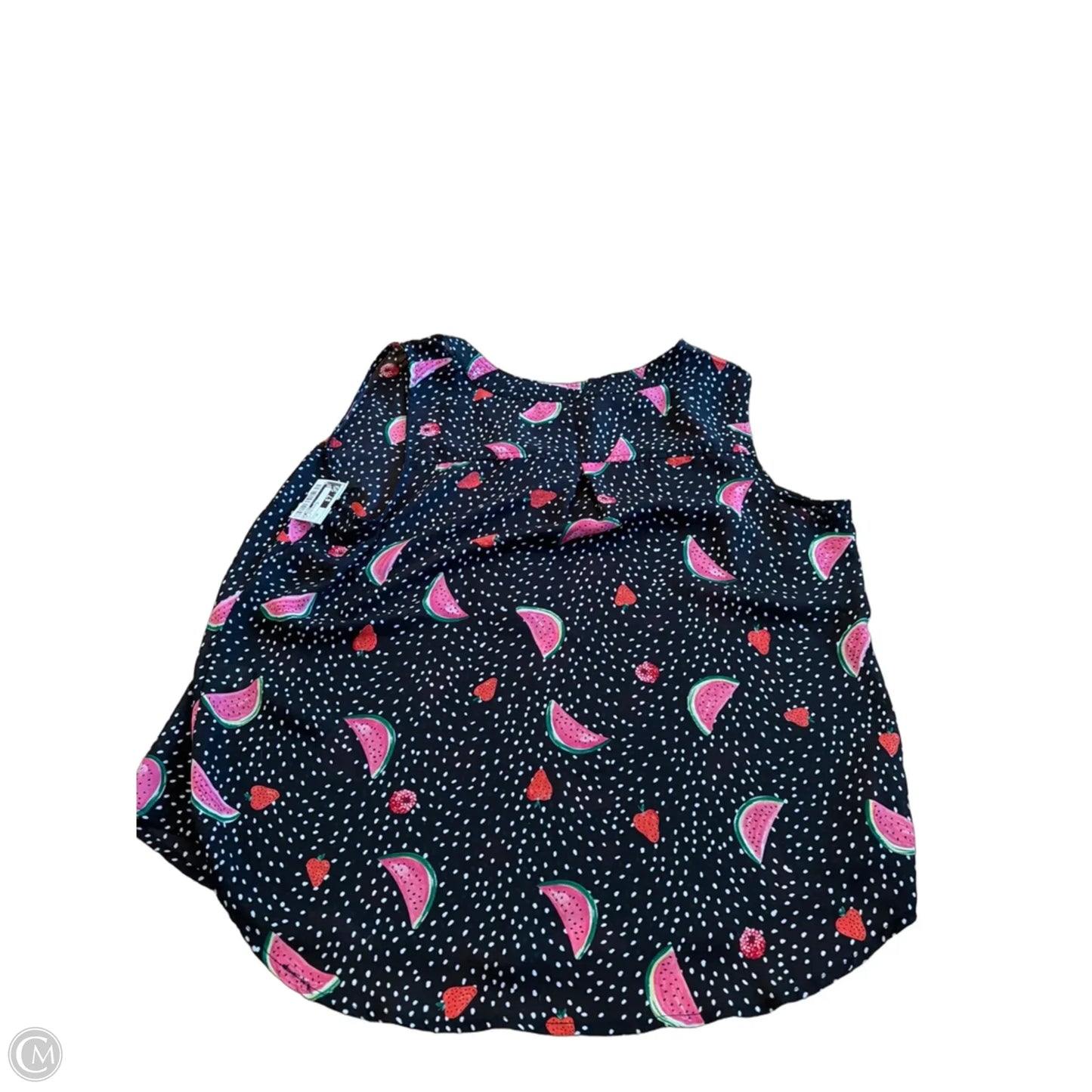Top Sleeveless By Cj Banks In Black, Size: 1x