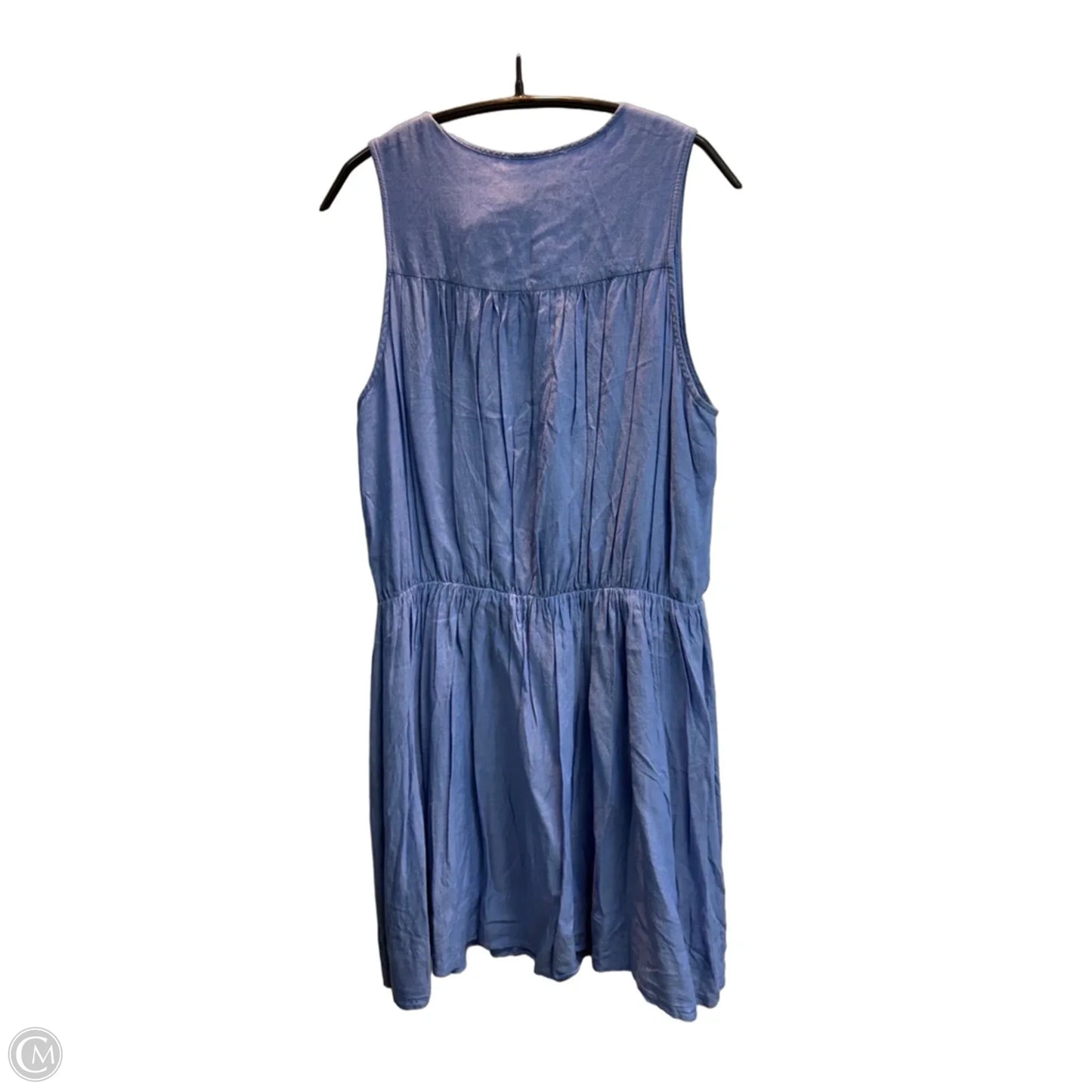 Dress Casual Midi By Banana Republic In Blue, Size: 10