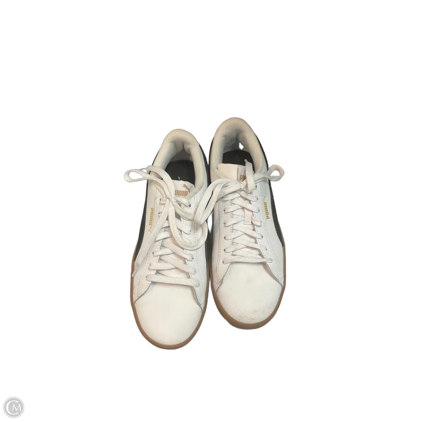 Shoes Athletic By Puma In Black & Cream, Size: 8
