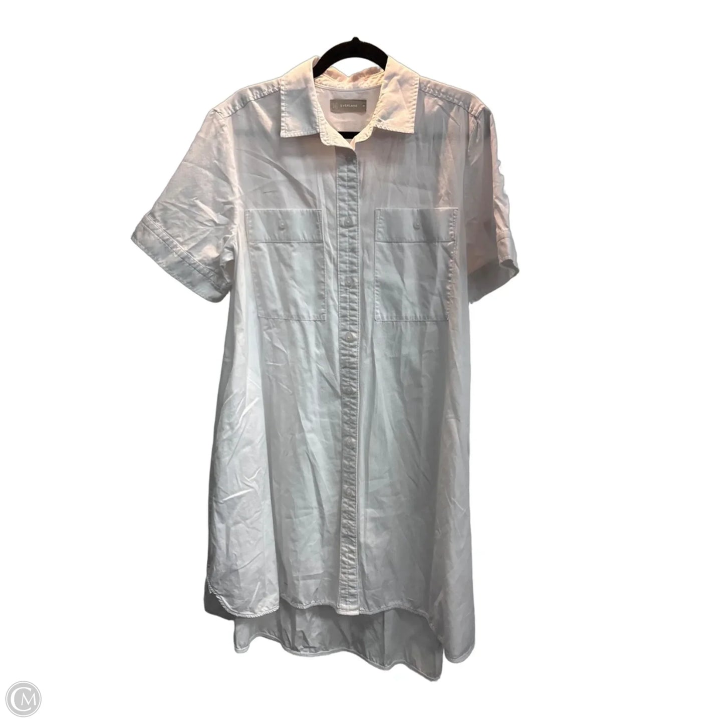 Dress Casual Midi By Everlane In White, Size: M