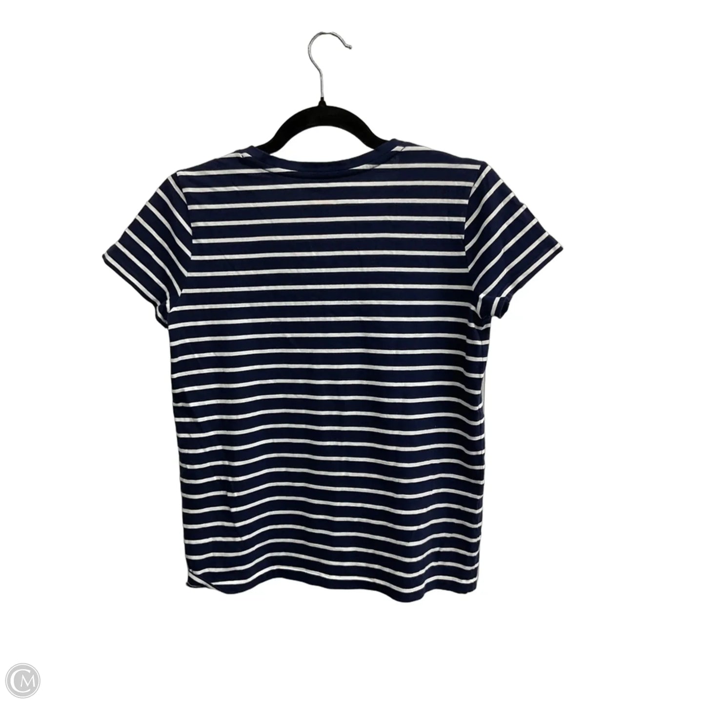 Top Short Sleeve Basic By Polo Ralph Lauren In Striped Pattern, Size: S