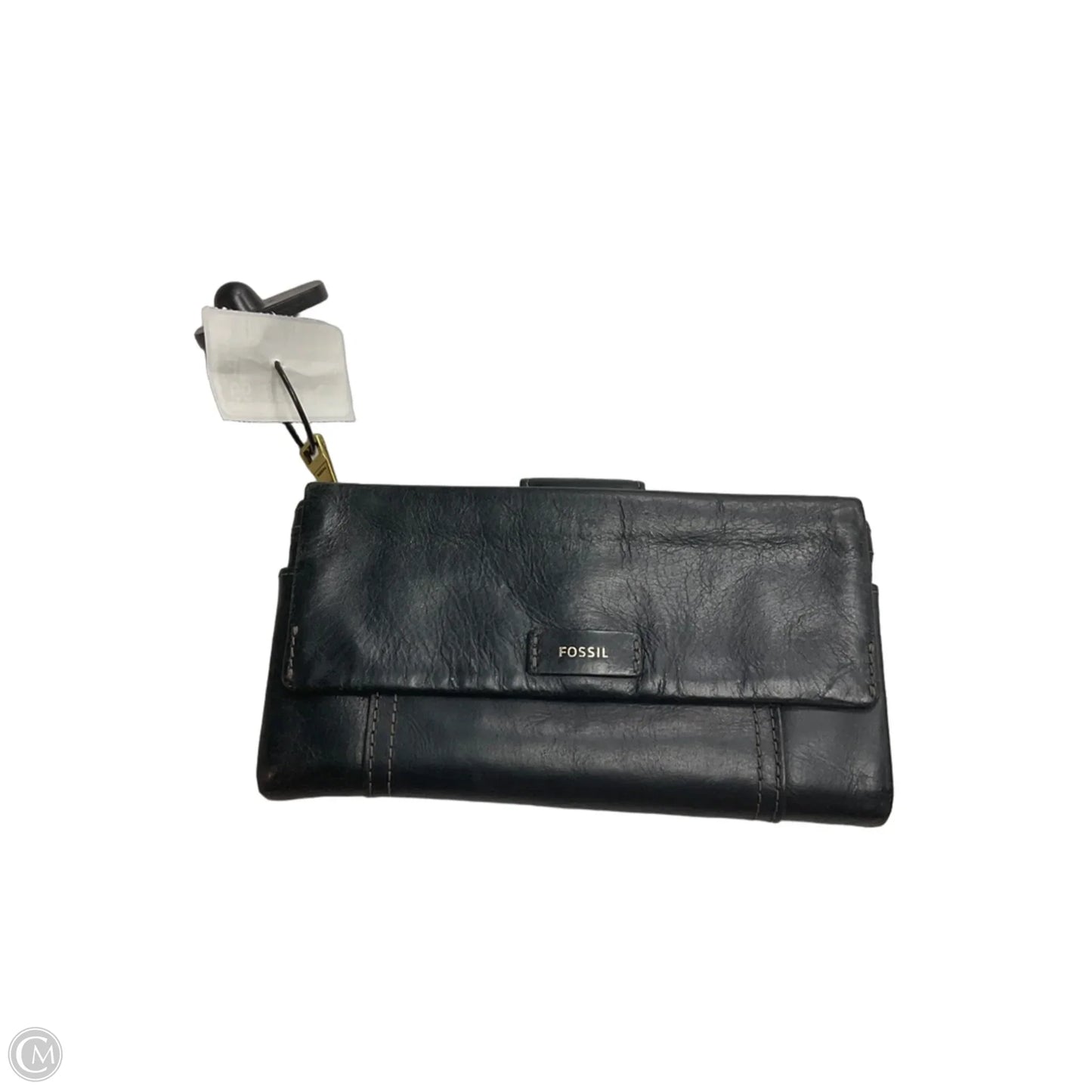 Wallet Leather By Fossil, Size: Medium
