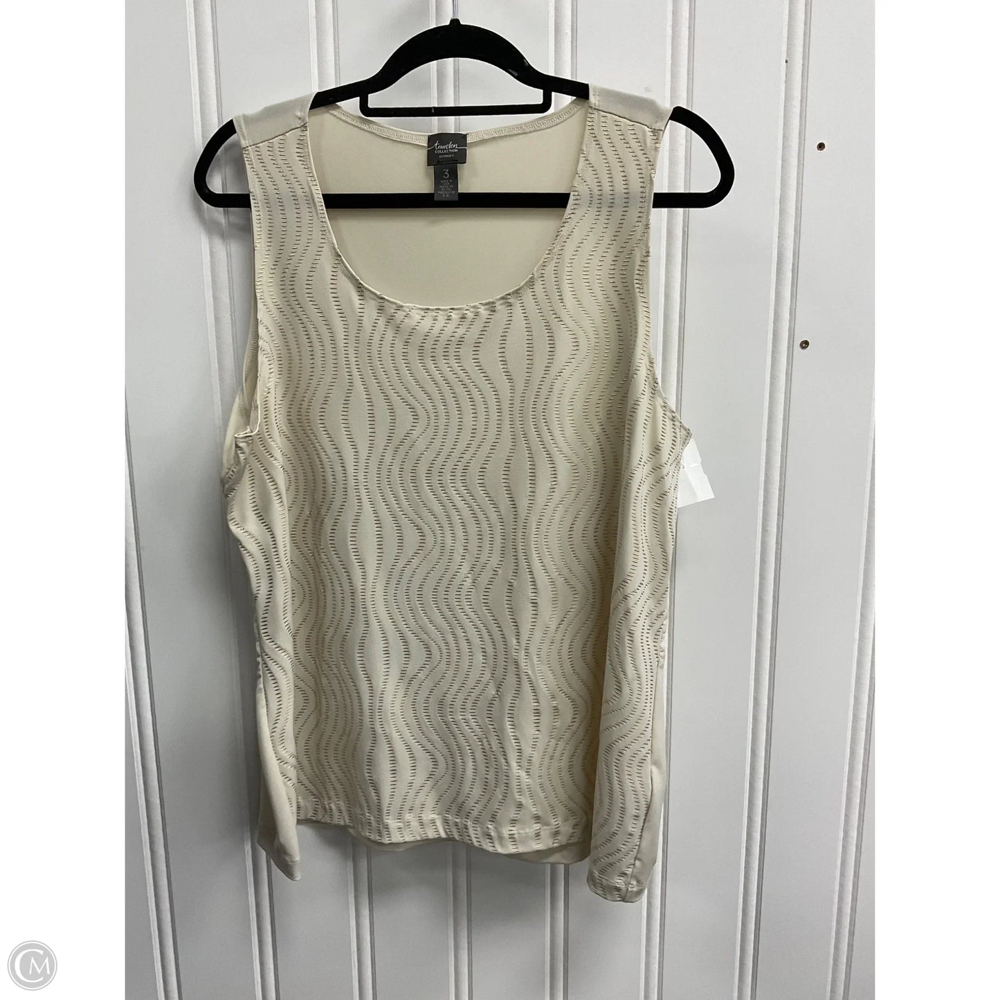 Tank Top By Chicos In Cream, Size: Xxl