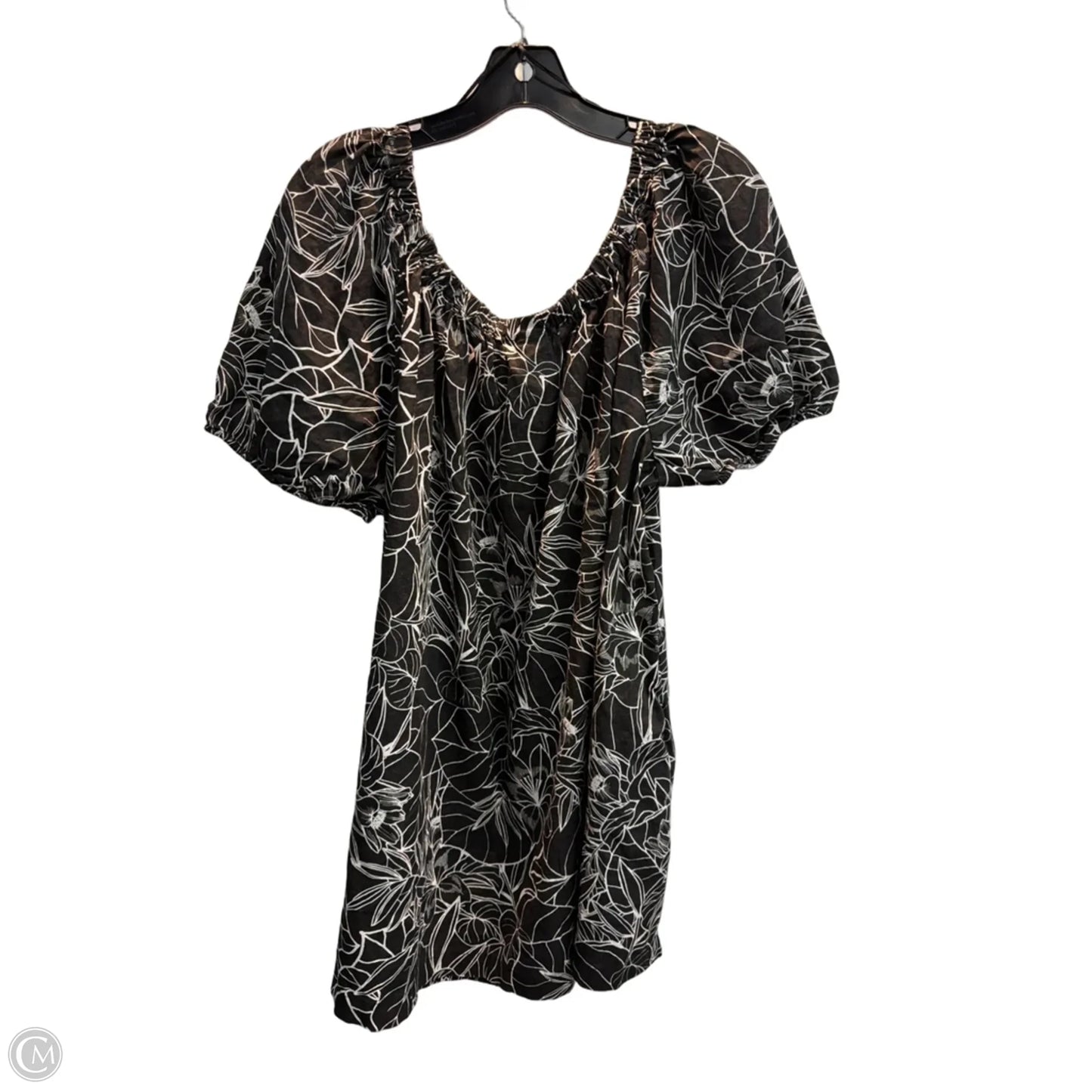 Dress Casual Midi By Ana In Tropical Print, Size: Xxl