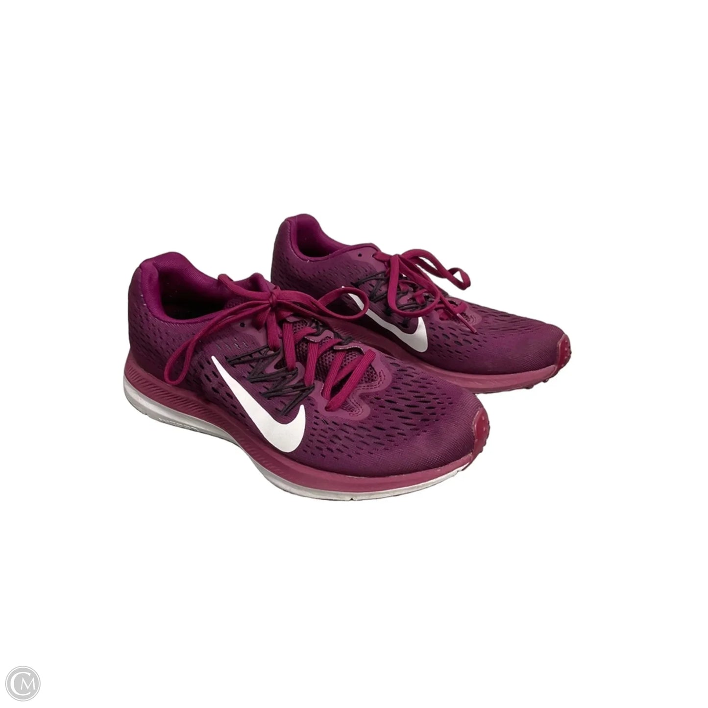 Shoes Athletic By Nike In Maroon, Size: 7