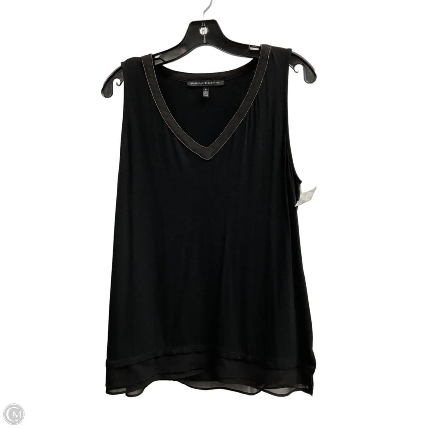 Tank Top By White House Black Market In Black, Size: M