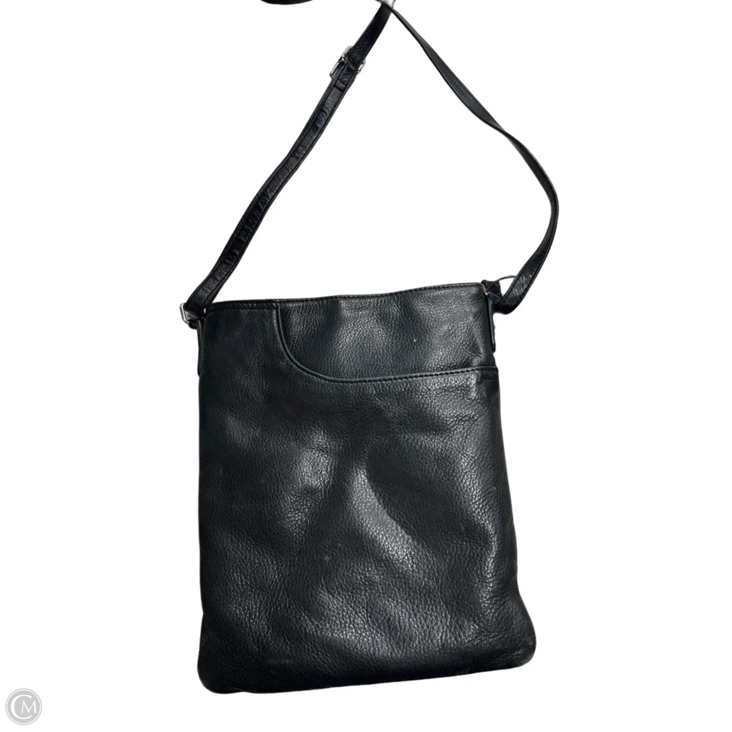 Handbag Leather By Margot, Size: Medium