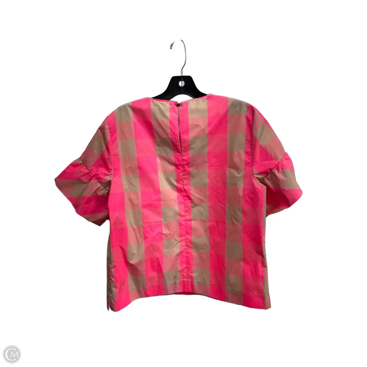 Blouse Short Sleeve By J. Crew In Pink, Size: 8