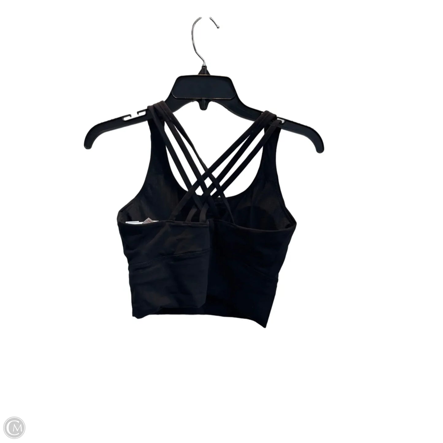 Athletic Bra By Clothes Mentor In Black, Size: M