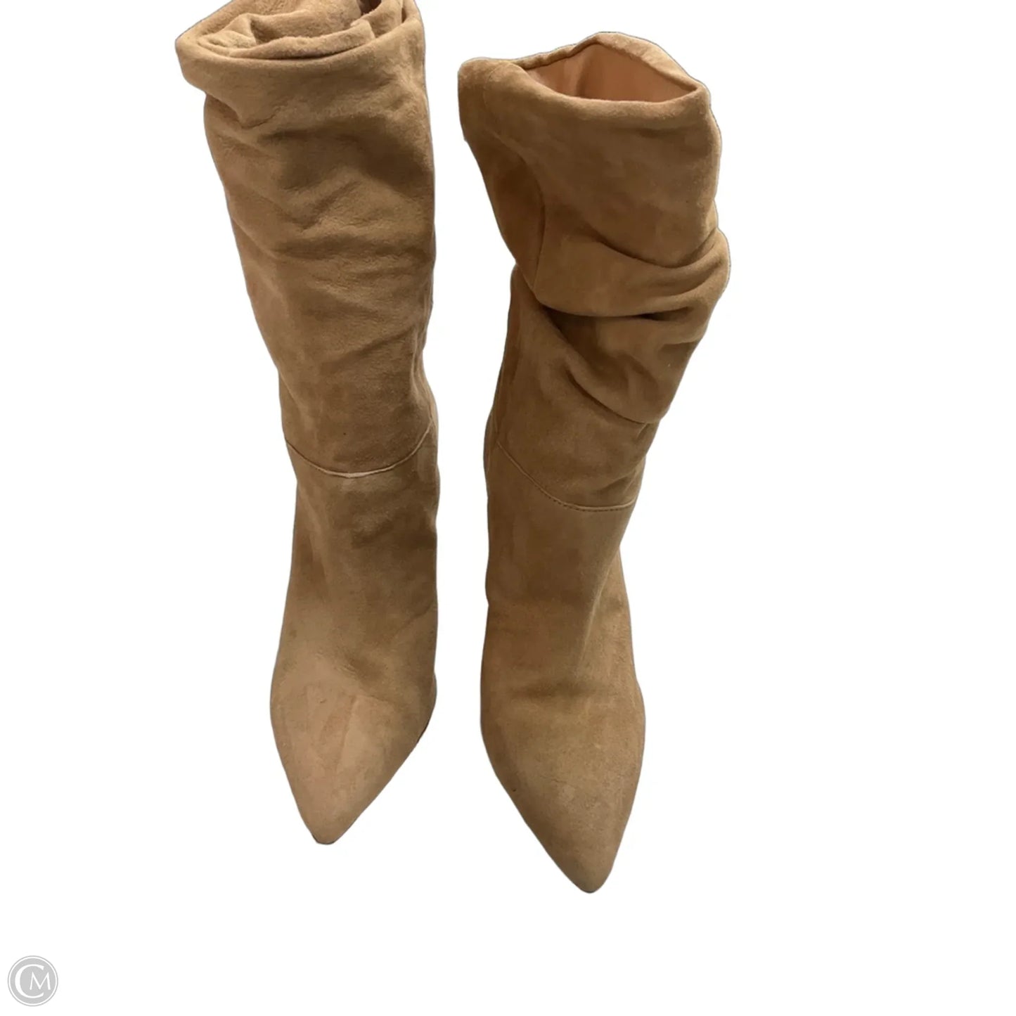 Boots Ankle Heels By Schutz In Tan, Size: 7