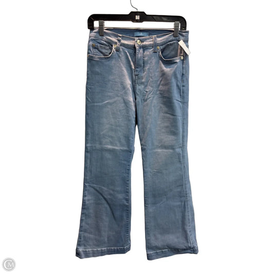 Jeans Flared By 7 For All Mankind In Blue, Size: 4