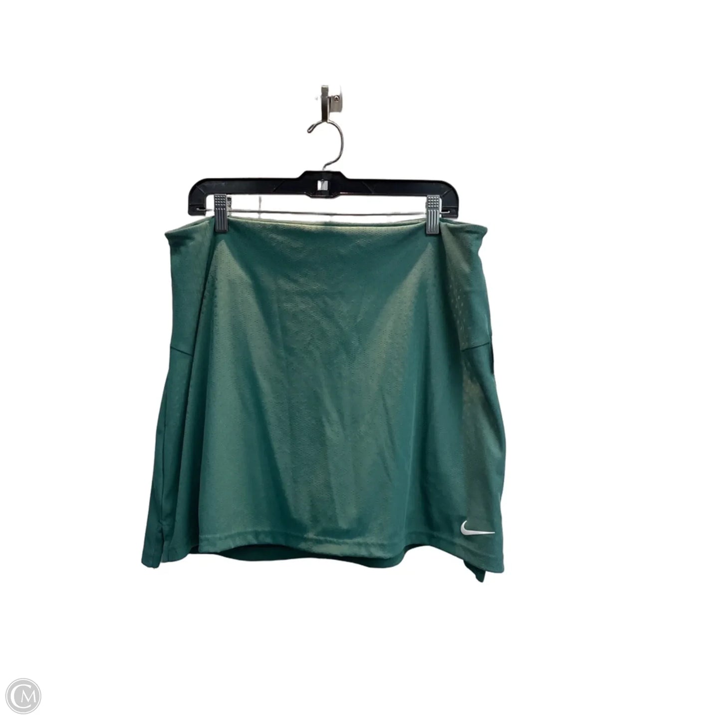 Athletic Skirt By Nike In Green, Size: Xl